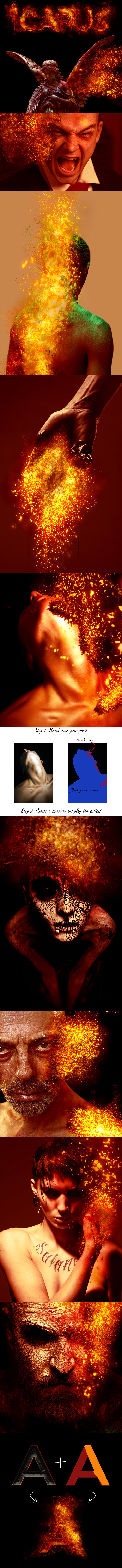 Icarus Photoshop Action - Actions Photoshop