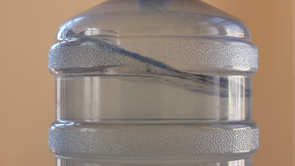 Water Shaking In Plastic Bottle