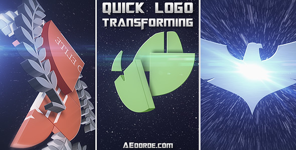 Quick Logo Transforming - VideoHive 13642571