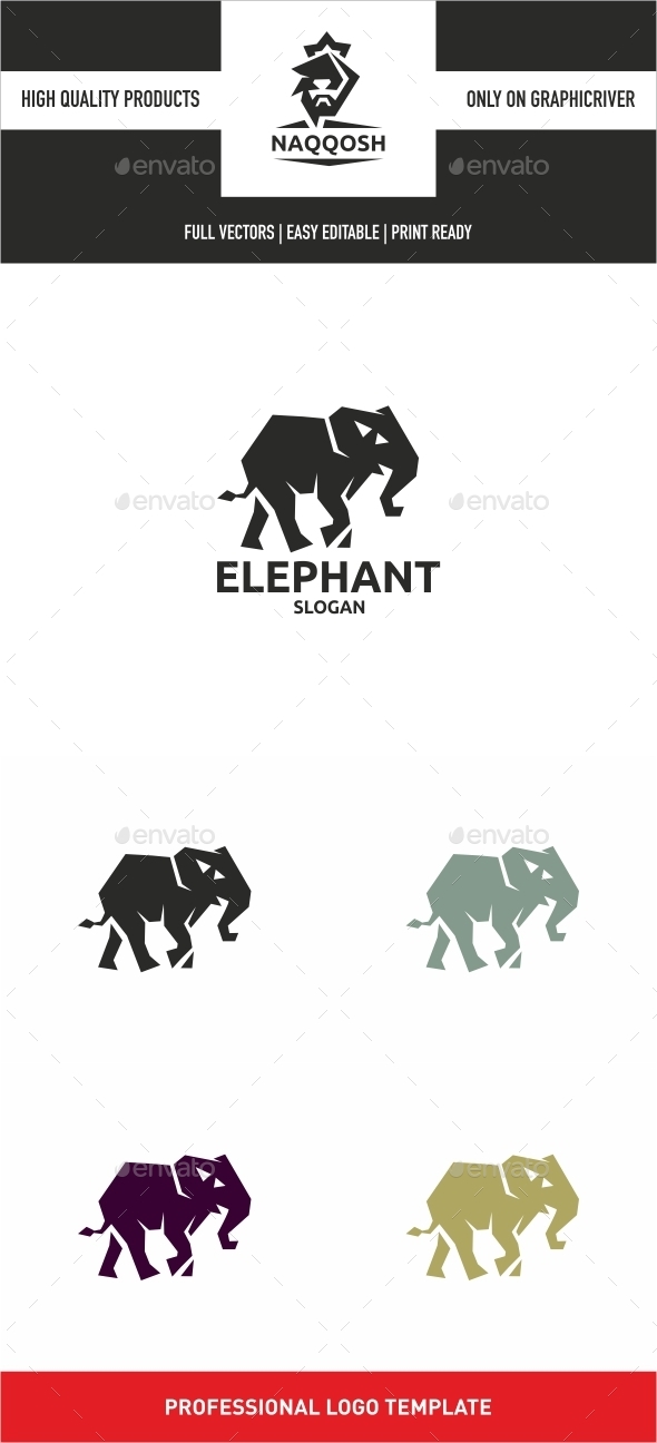 Elephant - Animals Logo Templates