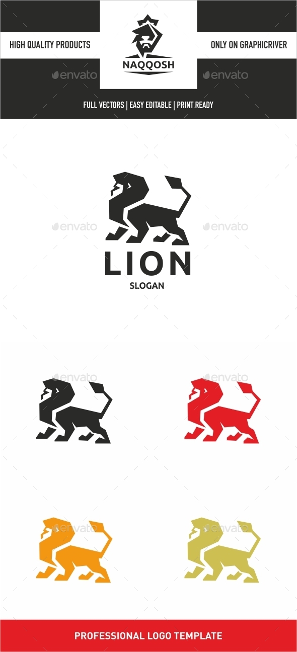 Lion - Animals Logo Templates