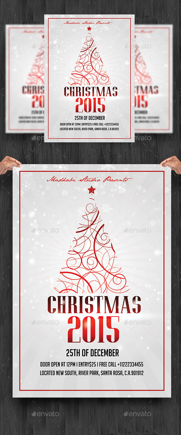 Christmas Flyer Template - Clubs & Parties Events