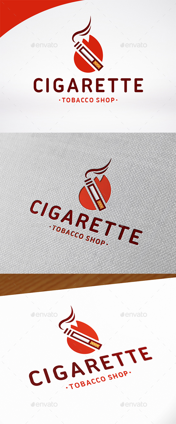 Cigarette Logo Template - Symbols Logo Templates