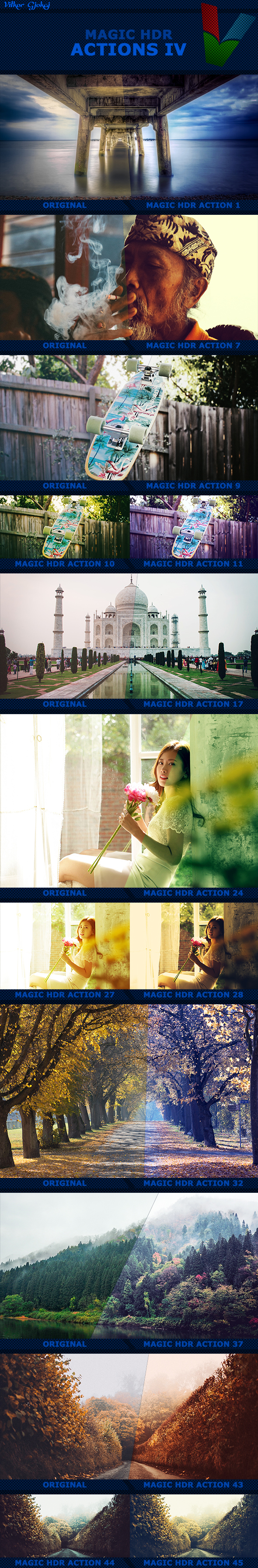 50 Magic HDR Actions IV - Photo Effects Actions