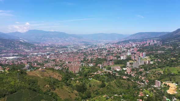The Medellin City Aerial View alt
