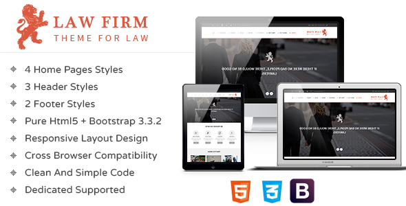 Law Firm - Responsive HTML Template - Business Corporate