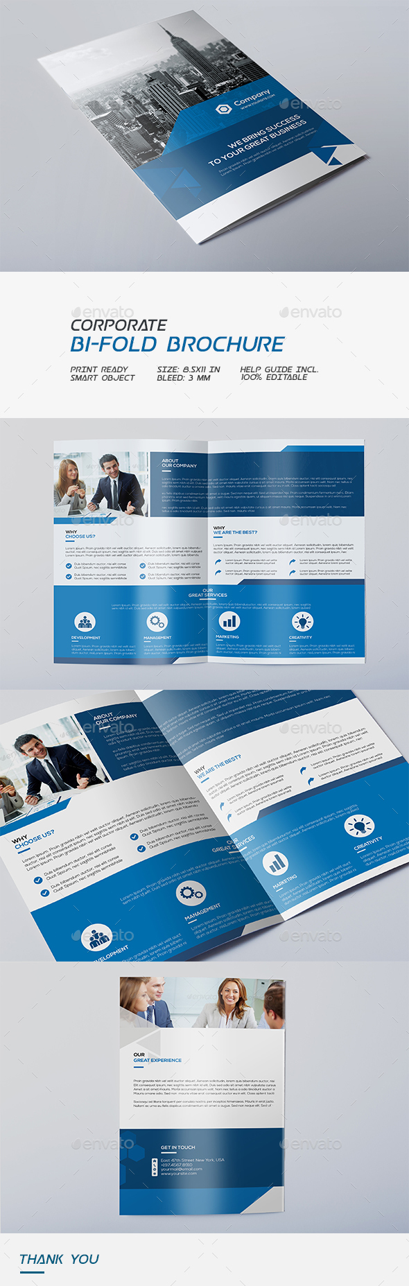 Corporate Bifold Brochure - Corporate Brochures