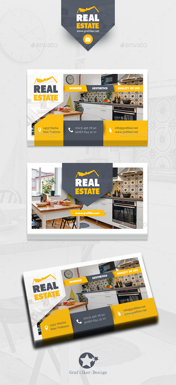 Real Estate Business Card Templates - Corporate Business Cards