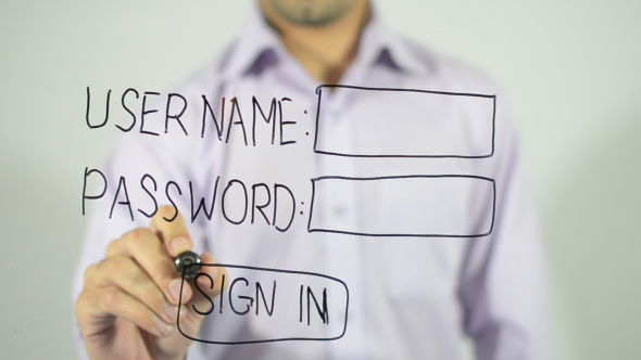 Login, Sign in, Illustration alt