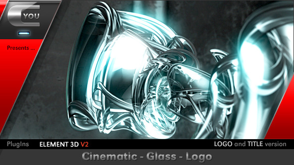 Cinematic Glass Logo - VideoHive 10569555