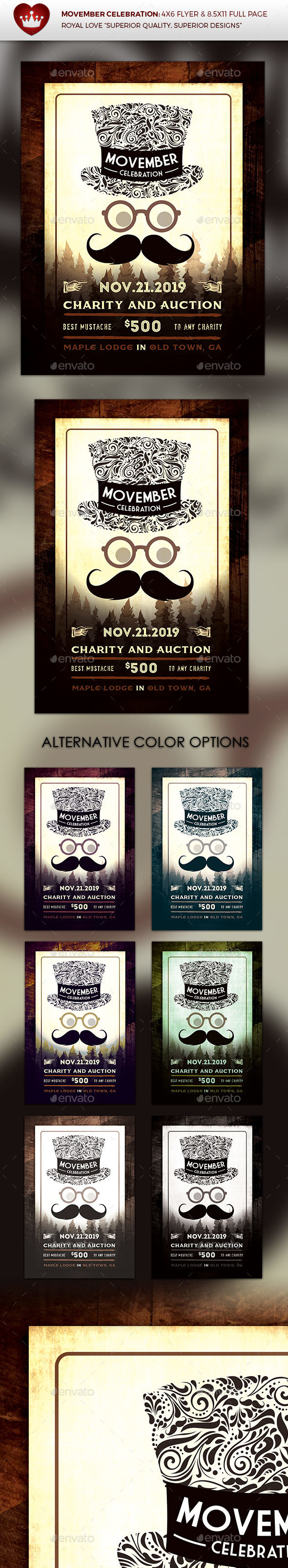 Movember Celebration Flyer - Events Flyers