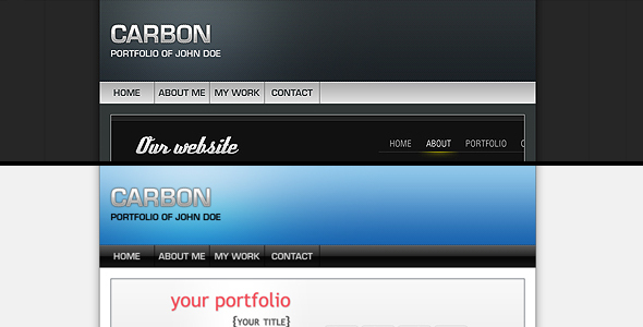 Carbon One Page - ThemeForest 53710