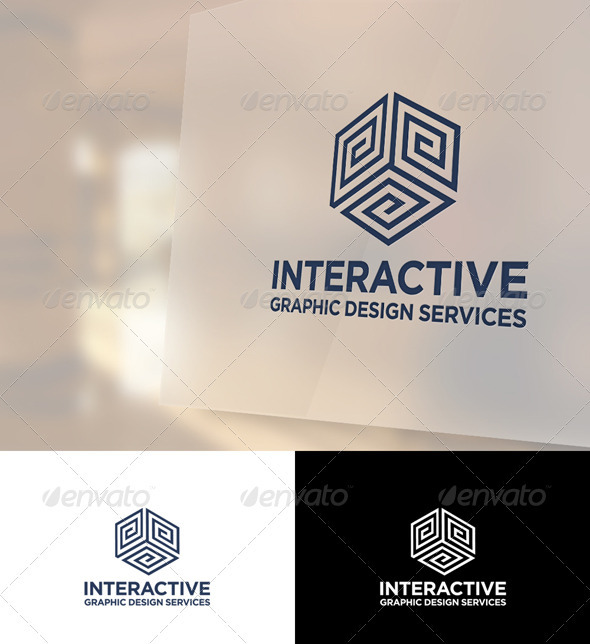 Interactive Logo Template - Vector Abstract