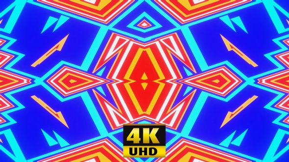 Vj Loop Kaleidoscope Of Summer 4K alt