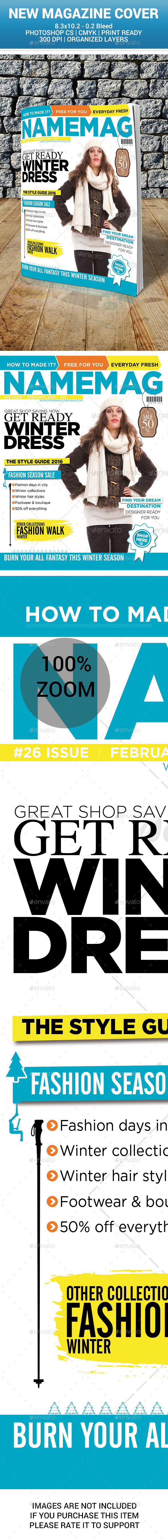 NEW - MAGAZINE COVER DESIGN - Magazines Print Templates