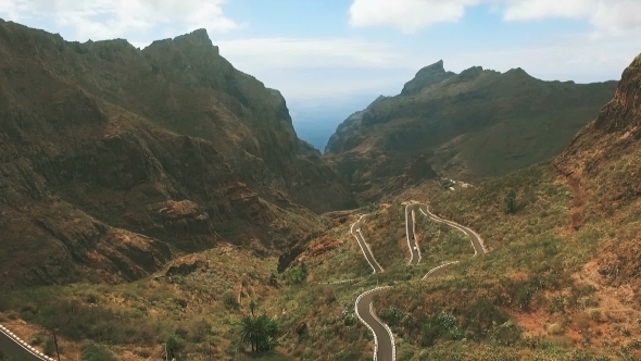 Canyon Masca. Canary Islands. Atlantic  Ocean alt