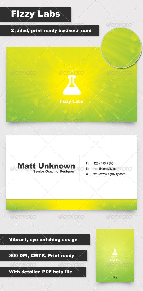 Fizzy Labs Business Card