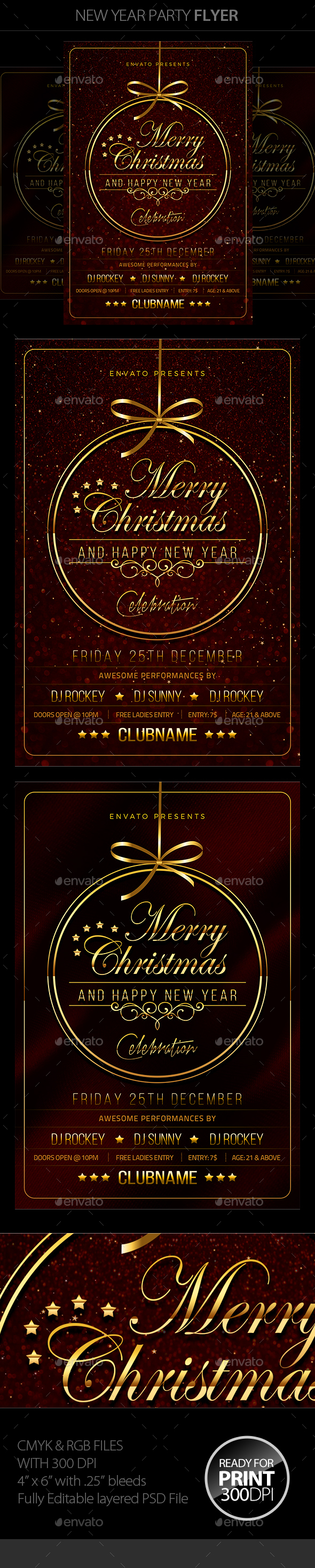 Christmas Party Flyer - Clubs & Parties Events