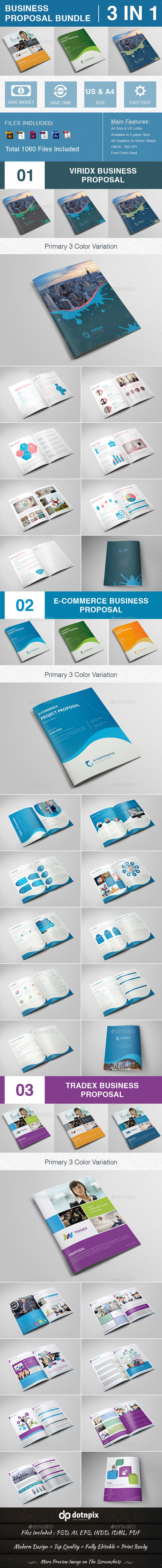 Business Proposal Bundle | Volume 3 - Proposals & Invoices Stationery