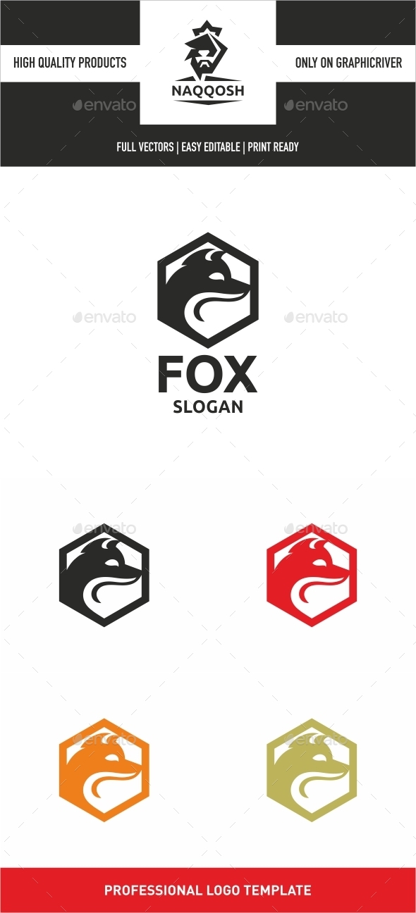 Fox - Animals Logo Templates