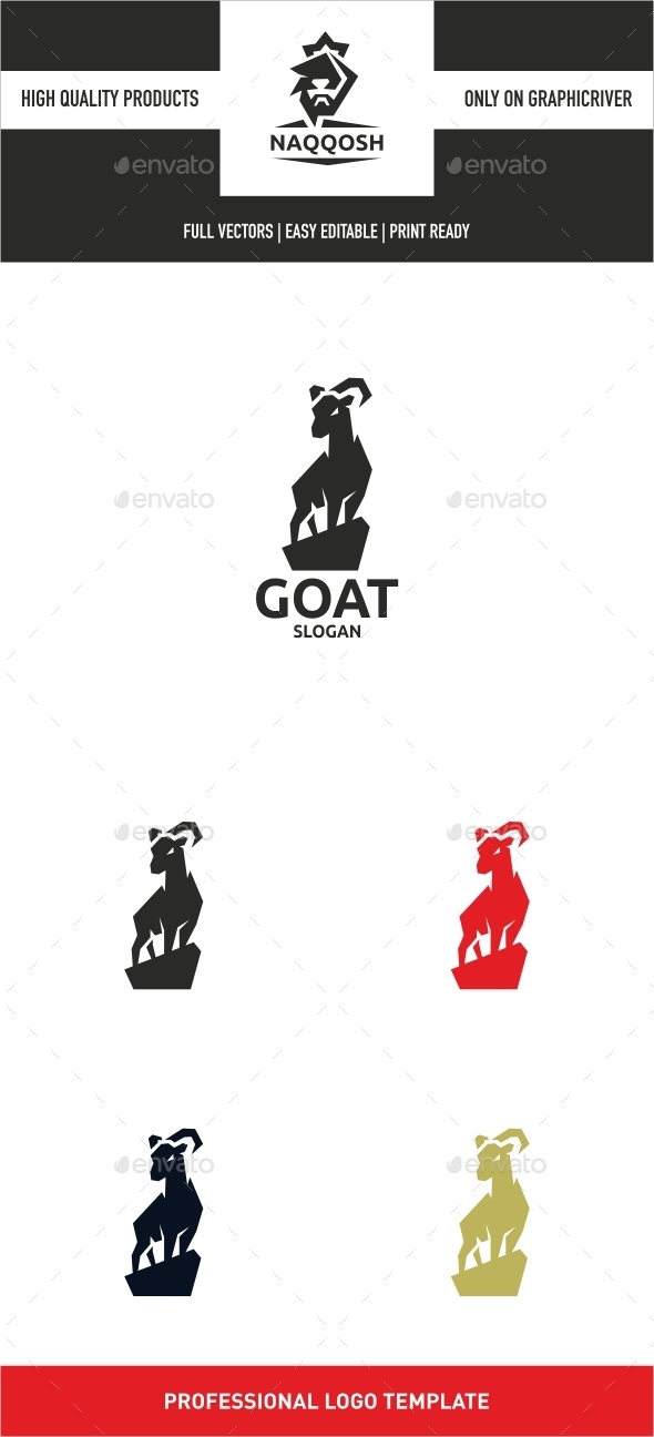 Goat - Animals Logo Templates