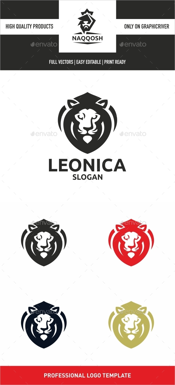 Leonica - Crests Logo Templates