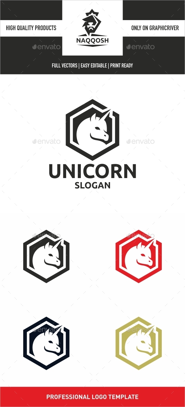 Unicorn - Symbols Logo Templates