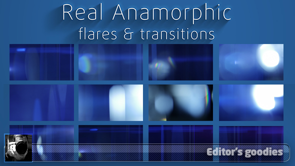 Real Anamorphic Flare Transition Pack