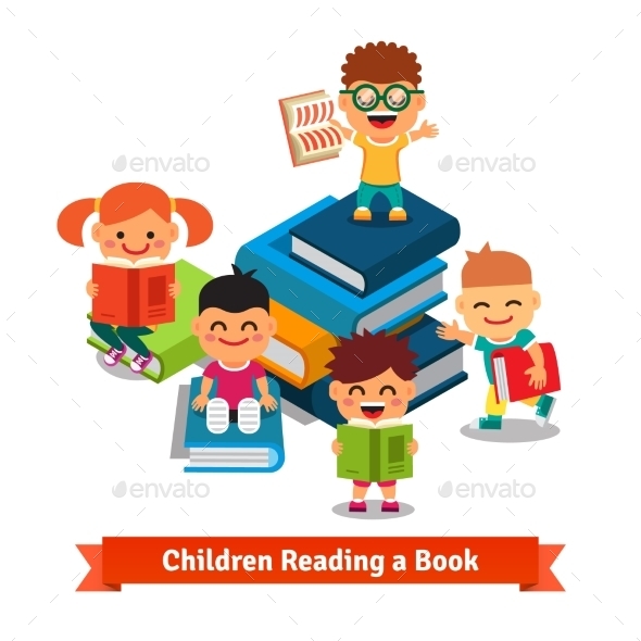 Learning Children And Education Concept - People Characters