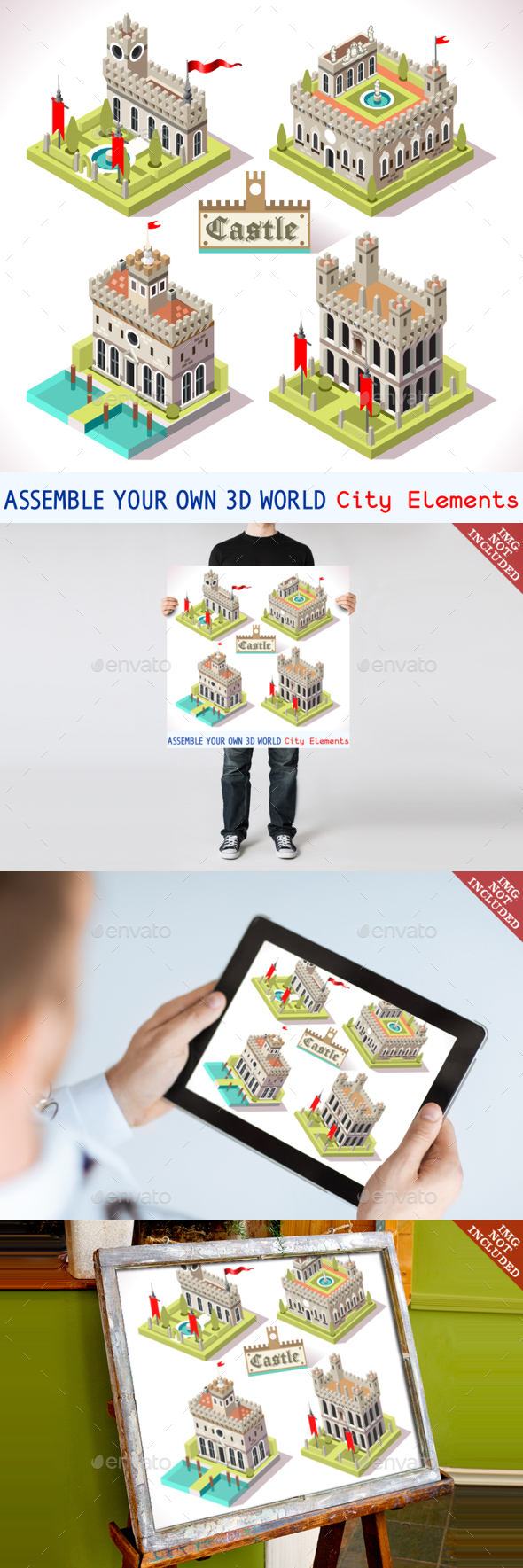 Isometric Castles - Buildings Objects