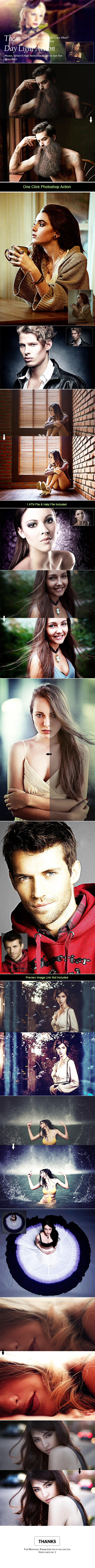 The Day Light Action - Photo Effects Actions