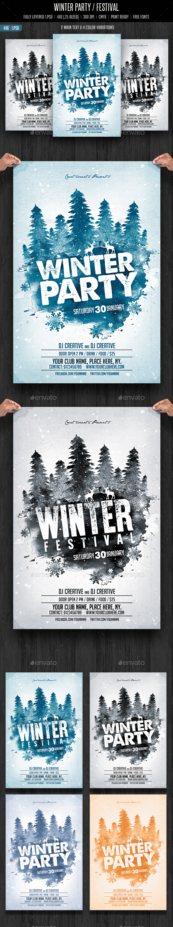 Winter Party / Festival - Clubs & Parties Events