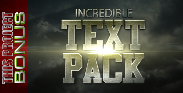 Text Pack V1 - VideoHive 163705