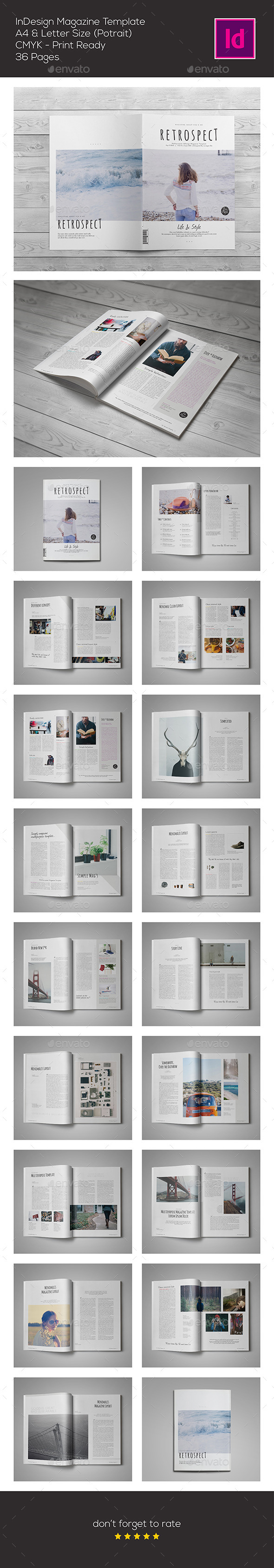 Multipurpose InDesign Template - Magazines Print Templates