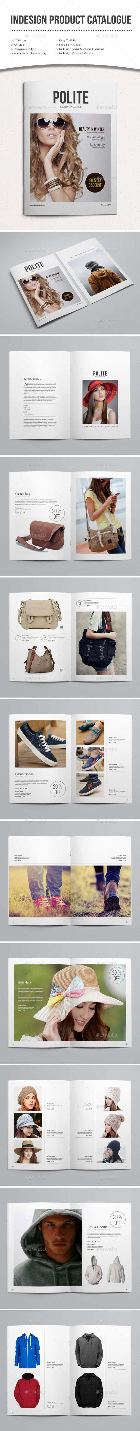 indesign product catalogue - Catalogs Brochures