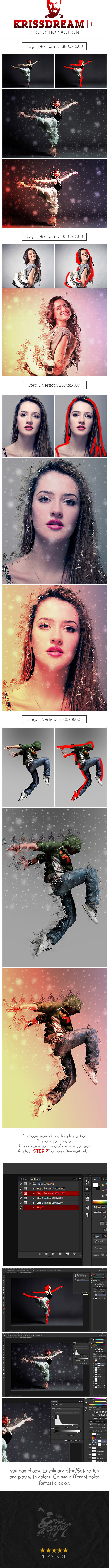 Kriss Dream Vol.1 Photoshop Action - Photo Effects Actions