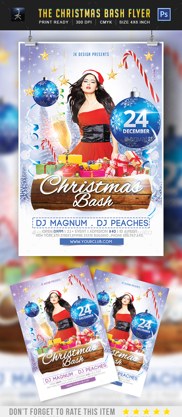 Christmas Bash - Print Templates
