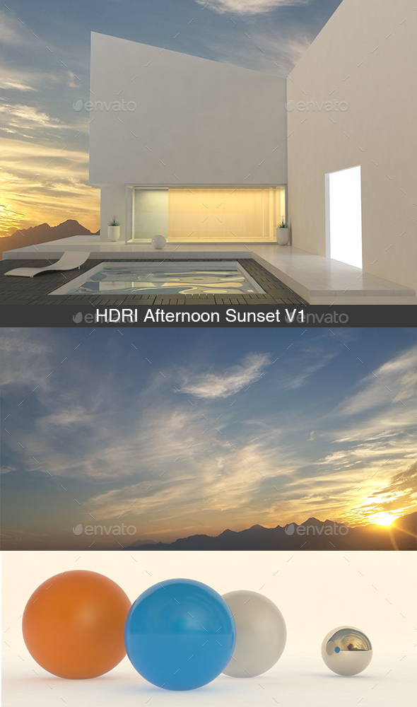 Afternoon Sunset V1 - 3Docean 13706177