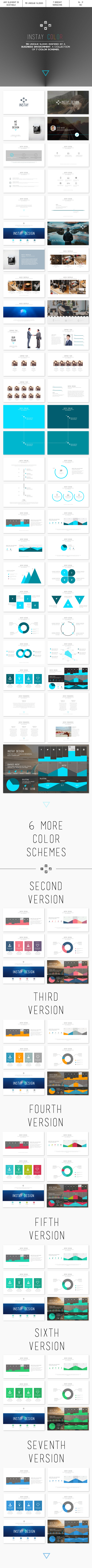 Instay Color - PowerPoint Templates Presentation Templates