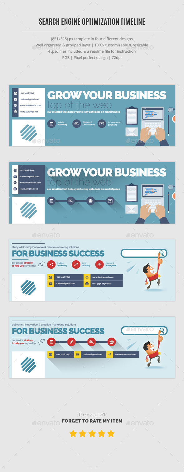 Search Engine Optimization Timeline Cover - Facebook Timeline Covers Social Media