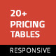Avenir – 21 Unique Responsive Pricing Tables Pack