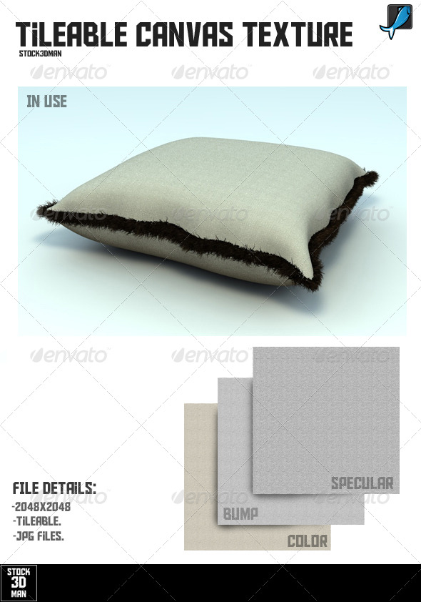 Tileable Canvas Texture - Fabric Textures