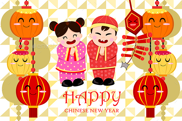 Chinese New Year Greeting Card - Seasons/Holidays Conceptual