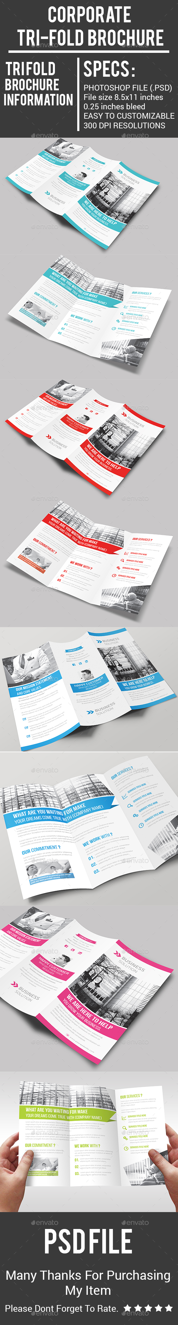 Corporate Tri-Fold Brochure - Corporate Brochures