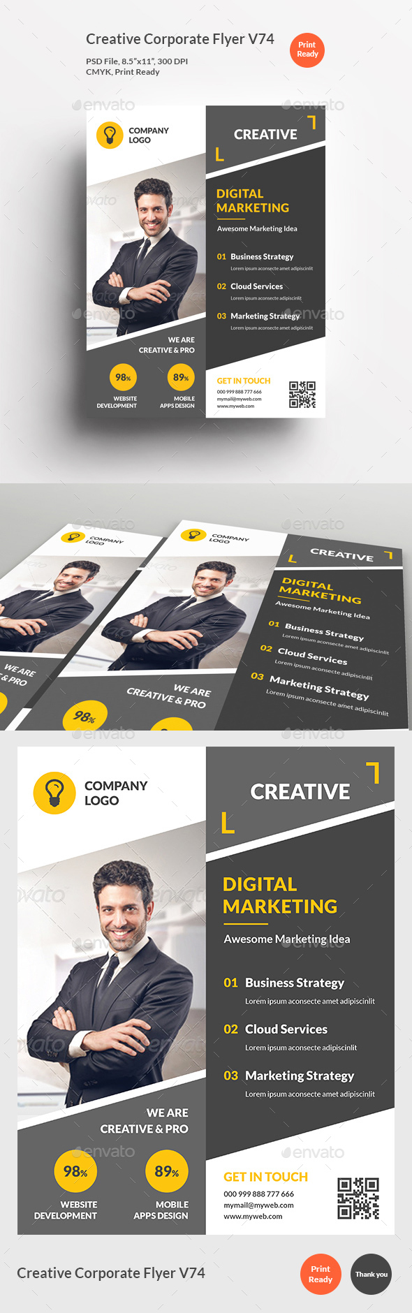 Creative Corporate Flyer V74 - Corporate Flyers