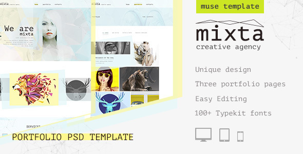 Mixta - Creative - ThemeForest 13717847