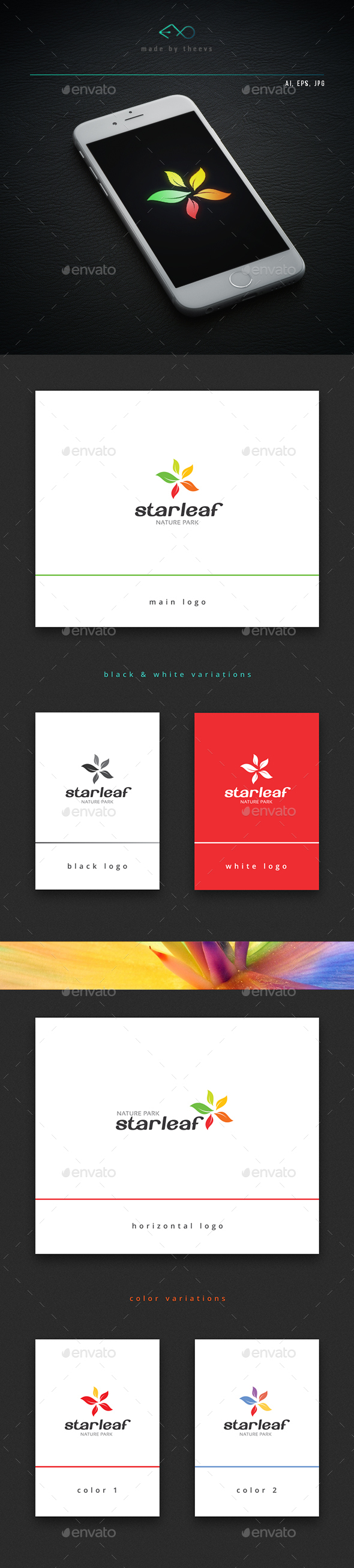 Starleaf - Nature Logo Templates
