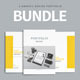 Bundle - Graphic Design Portfolio, Print Templates | GraphicRiver