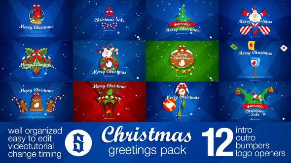 Christmas Pack Intro - VideoHive 13553386