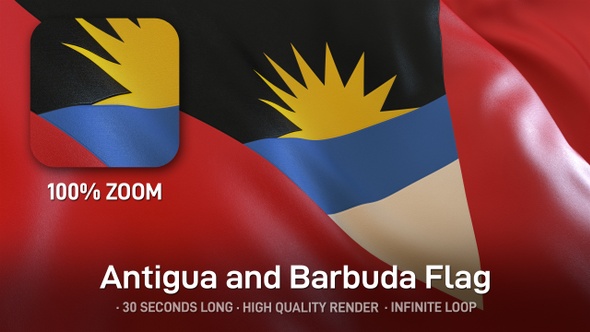 Antigua and Barbuda Flag alt